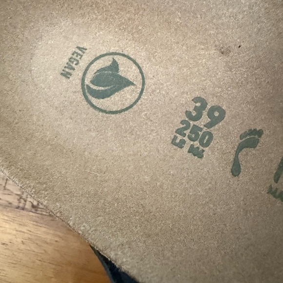 Birkenstocks Vegan Papillio Black Arizona Sandals - Picture 6 of 6